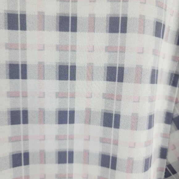 WRK Shirt Mens 17 Multi Geometric 4 Way Stretch L/S Button Up - Picture 6 of 8